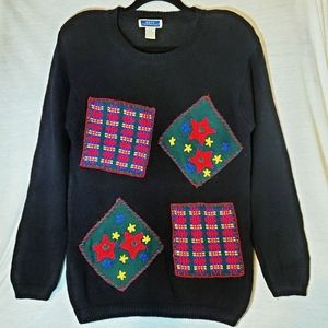 Vintage Bryn Connelly "Ugly" Christmas Sweater M